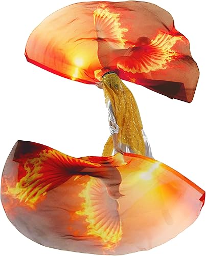 Vista 90 de MUNAFIE Worship Flags Set(2 Flags+2 Rods+1 Storage Bag) for Dance Church Flags for Worship Guard Flag Praise Dance Flags