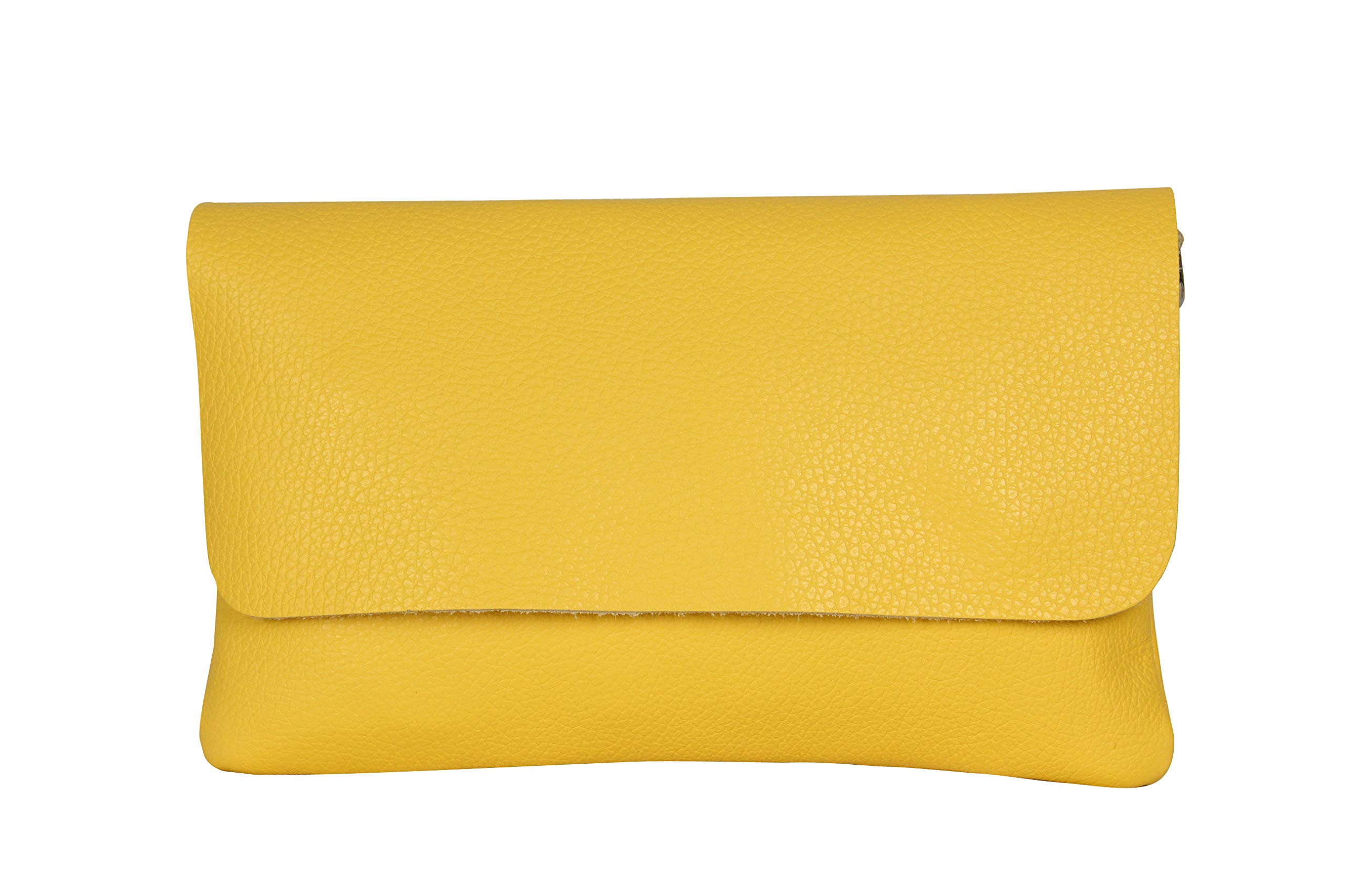AMBRA Moda GLX11 – Bolso bandolera Carteras de mano clutch para mujer, de piel auténtica