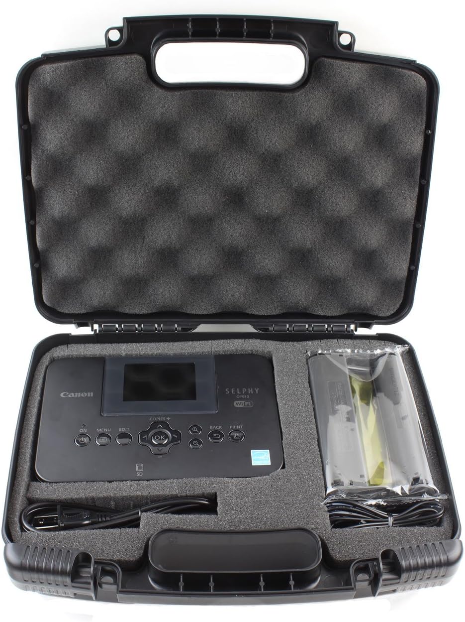 XPACK Travel Hard Case - Perfect Protection For Selphy CP1200, CP1300, CP910 Printers