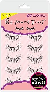 ビーエヌ リモアまつげ RRME-01 ミックスハニー (5ペア)