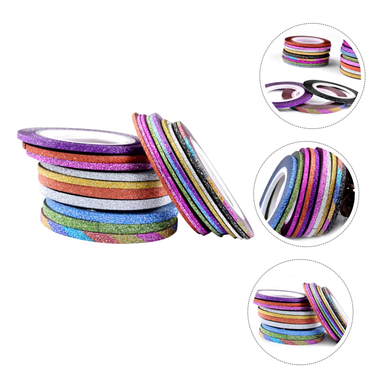 Healeved 120pezzi Per Nail Art Adesivi Decorativi Per Unghie Decorazioni Unghie Professionali