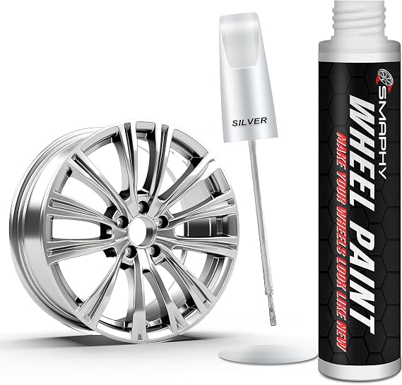 A can of Dupli-Color HWP101 Silver High Performance Wheel Paint