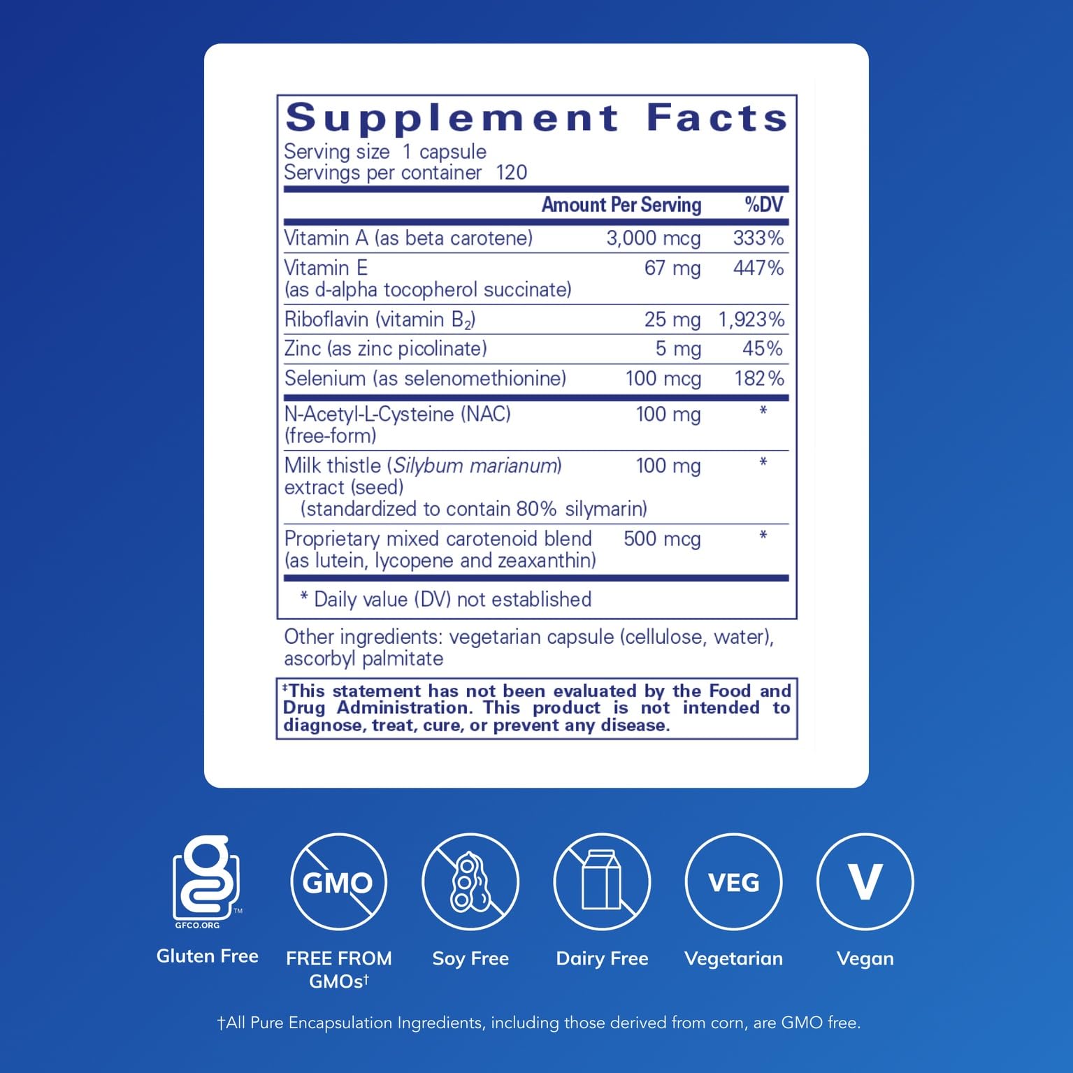 Pure Encapsulations AntiOxidant Formula, 120 Capsules — Amazon image 2