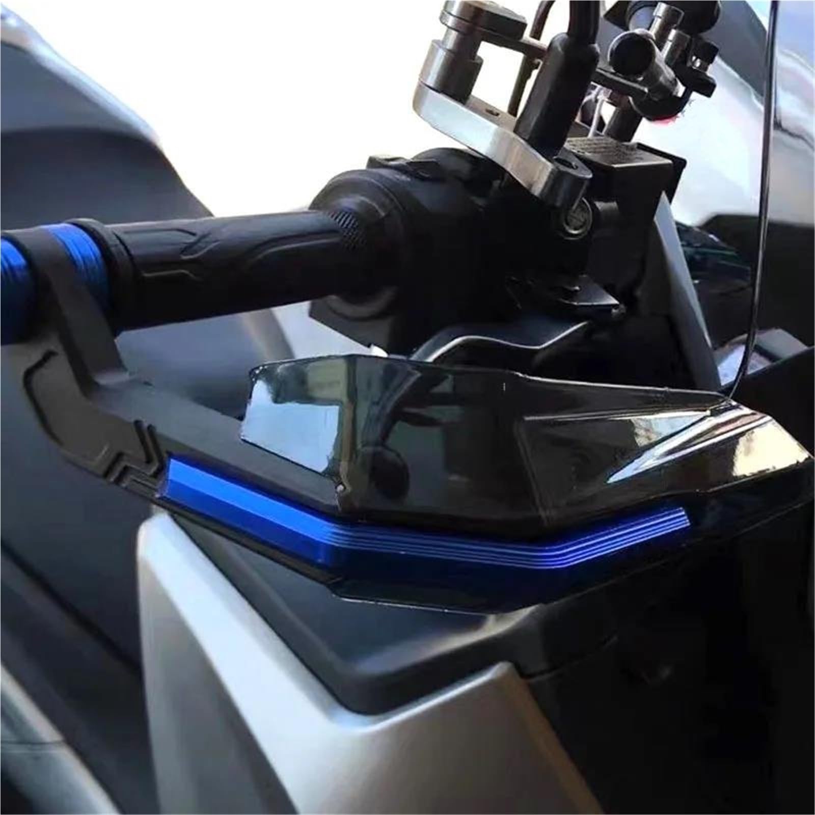 Protector De Manos para Manillar De Motocicleta para Y&amaha TMAX530 DX/SX TMAX560 TechMax T-MAX Protector De Manos A Prueba De Viento Moto Mano Guard SH(Verde)