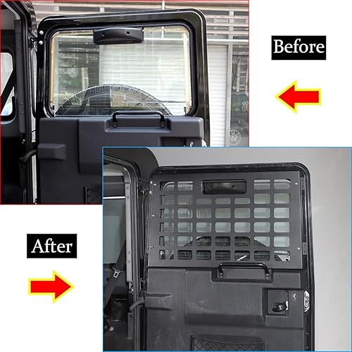 Miniatura 2 de Organizador de maletero de aleación de aluminio, estante de carga trasera, caja de almacenamiento de carga para Land Rover Defender 90 110 2004-2019