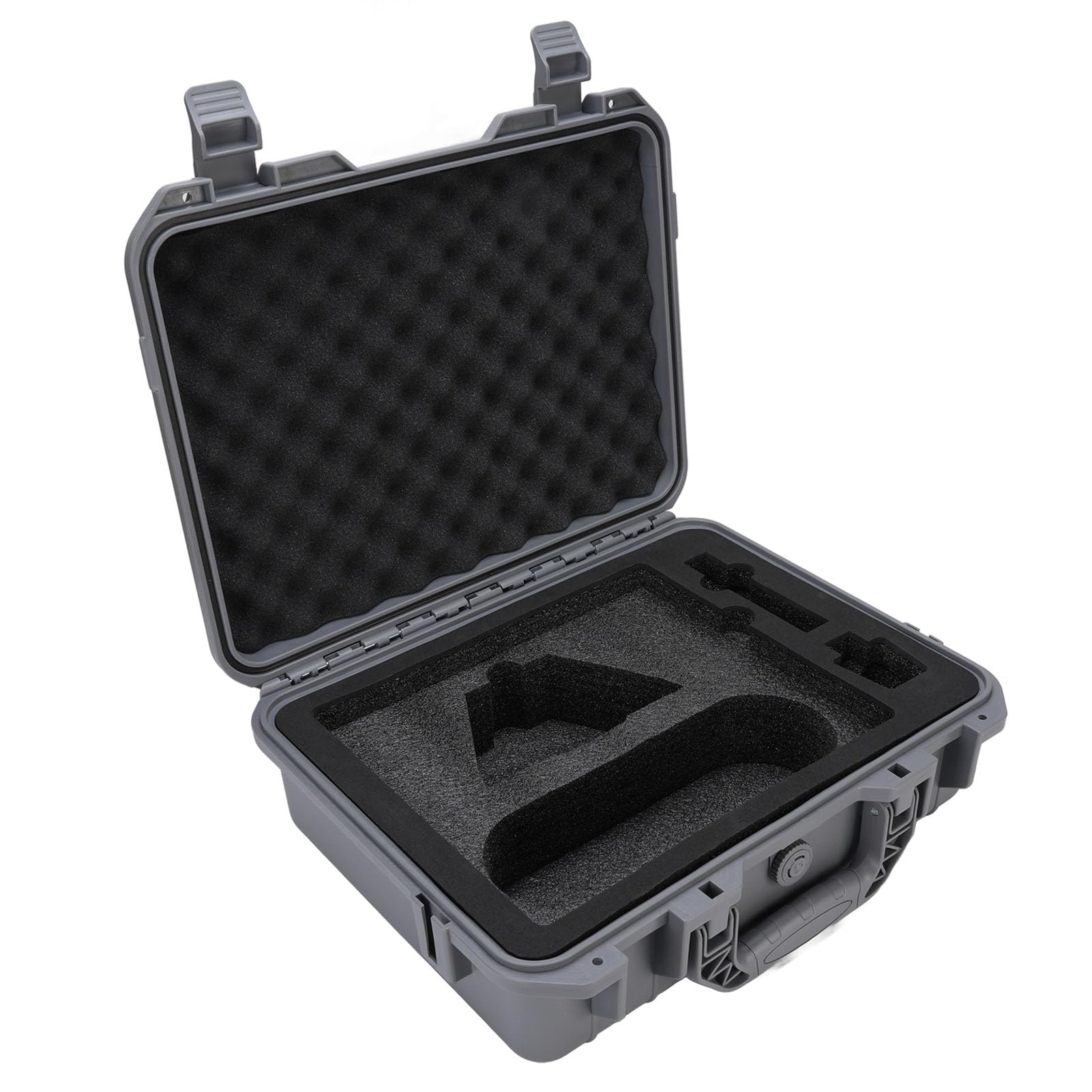 Mini Dish Hard Carry Case, IP67 Shockproof Protection, Made from PP Material with Silicone Handle for Mini Dish Accessories, Suitable for RV Yacht Car SUV, Storage Box