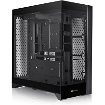 Thermaltake CTE E660 MX Black | ATX/E ATX PC Case | Dual Chamber Layout | Tempered Glass | Airflow | 420mm Radiator | quiet Build
