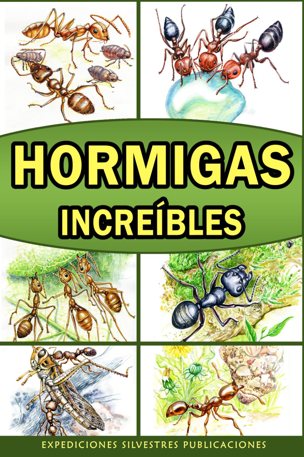Hormigas Increíbles: Un libro con información interesante e imágenes asombrosas de hormigas (Exploradores Junior de la Naturaleza)