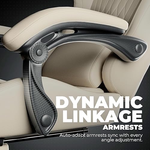 Miniatura 6 de GTPLAYER ACE-PRO Sillas de Juego con Música – Altavoces Integrados, Soporte de Aplicación y Control Bluetooth, Sillas de Juego para Computadora