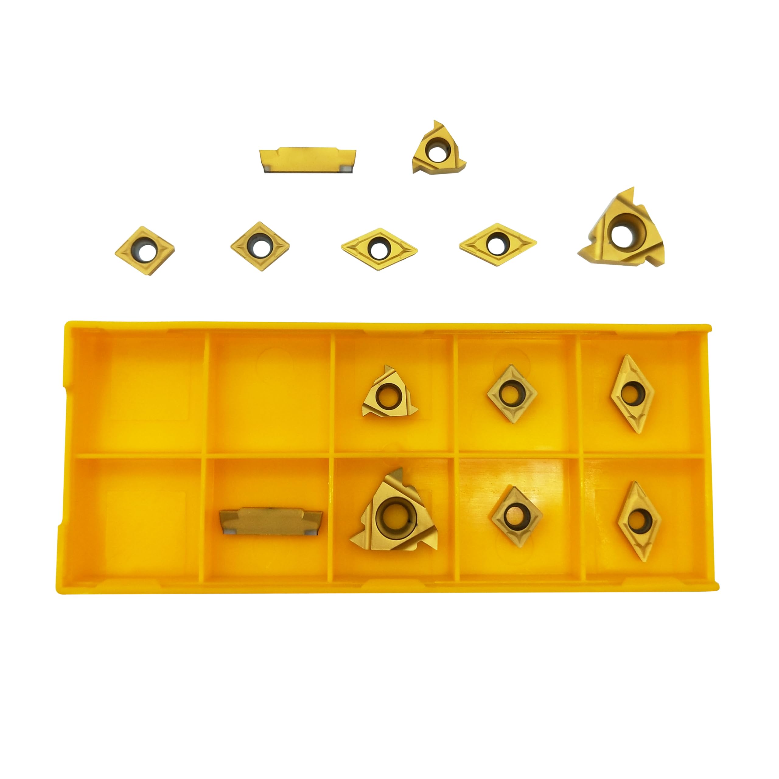 21 szt. 1/2" dłuto tokarskie 12 mm z ostrzami z twardego metalu | CCMT21.51 DCMT21.51 16ER AG60 11IR A60 MGMN200 dłuto tokarskie 12x12 CNC płyty obrotowe z twardego metalu wkładka narzędziowa