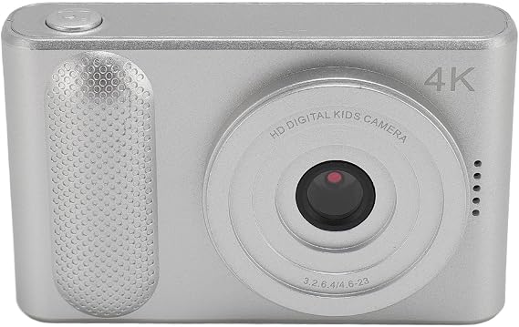 Digital Camera 48MP HD 16X Zoom Autofocus Portable Pocket Micro SLR 2.4 Inch TFT Screen Travel Photography Vlogging Silver Silver