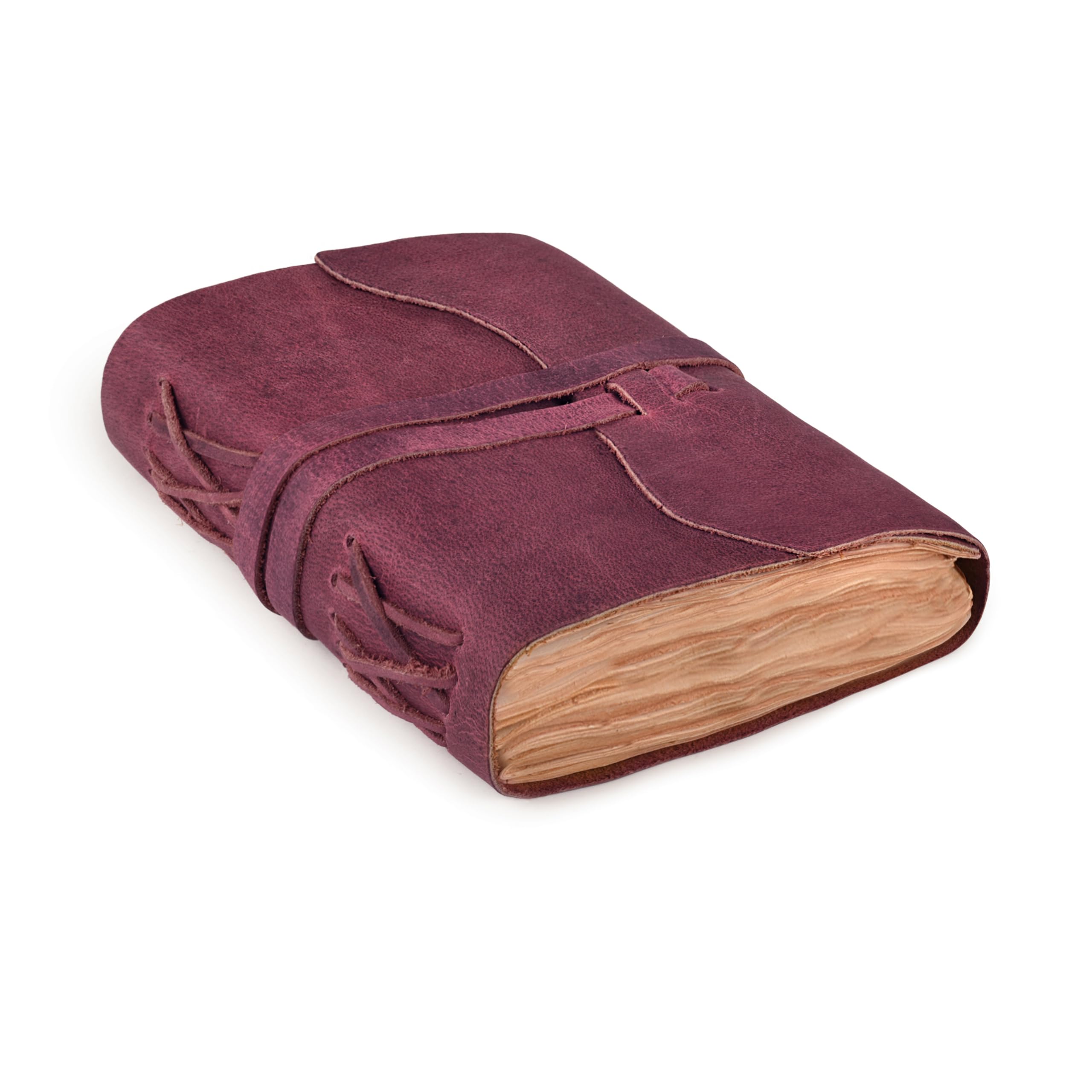 LEATHER VILLAGE Leather Journal-7"X5"-Amethyst Purple โ image 1