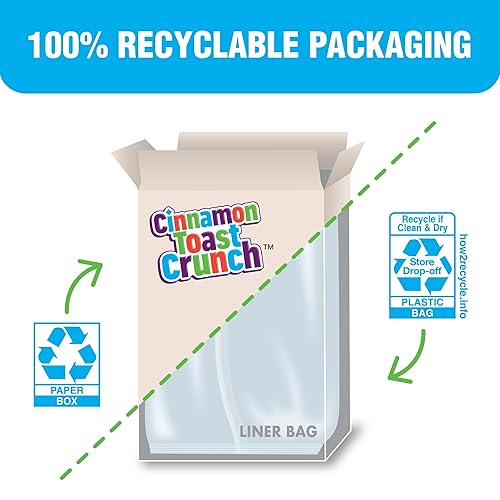 Miniatura 39 de Cinnamon Toast Crunch Cereal de desayuno, cereal crujiente de canela, 12 oz