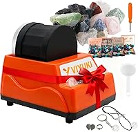 Vista 1 de Rock Tumblers Kit - Includes Rough Gemstones, 4 Polishing Grits, Jewelry Fastenings,Operating Instruction, Great Stem Science Kit