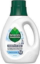 Seventh Generation Concentrated Laundry Detergent Liquid Free & Clear Fragrance Free 40 oz