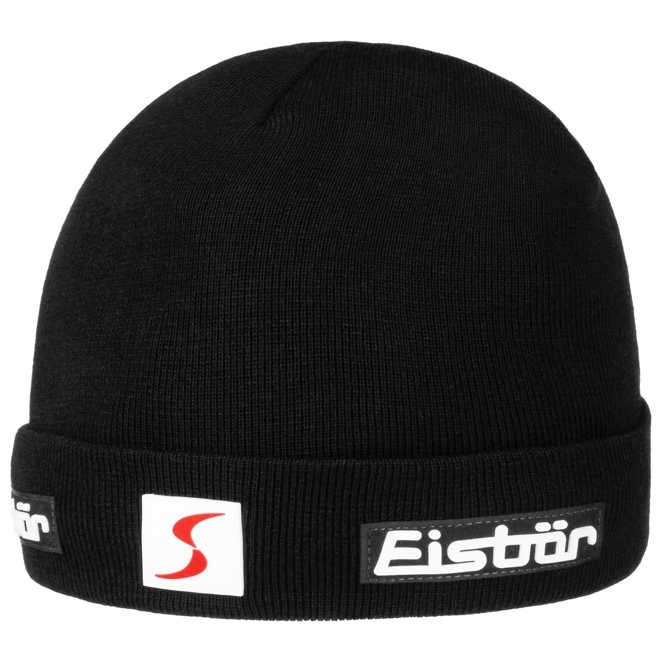 Eisbär Gorro con Vuelta Renan RL Skipool Mujer/Hombre - Made in Austria Beanie de Lana Esquiar Sombrero Merino Invierno otoño/Invierno