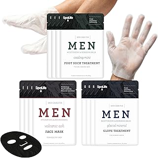 SpaLife Juego de spa de 12 piezas para hombre...