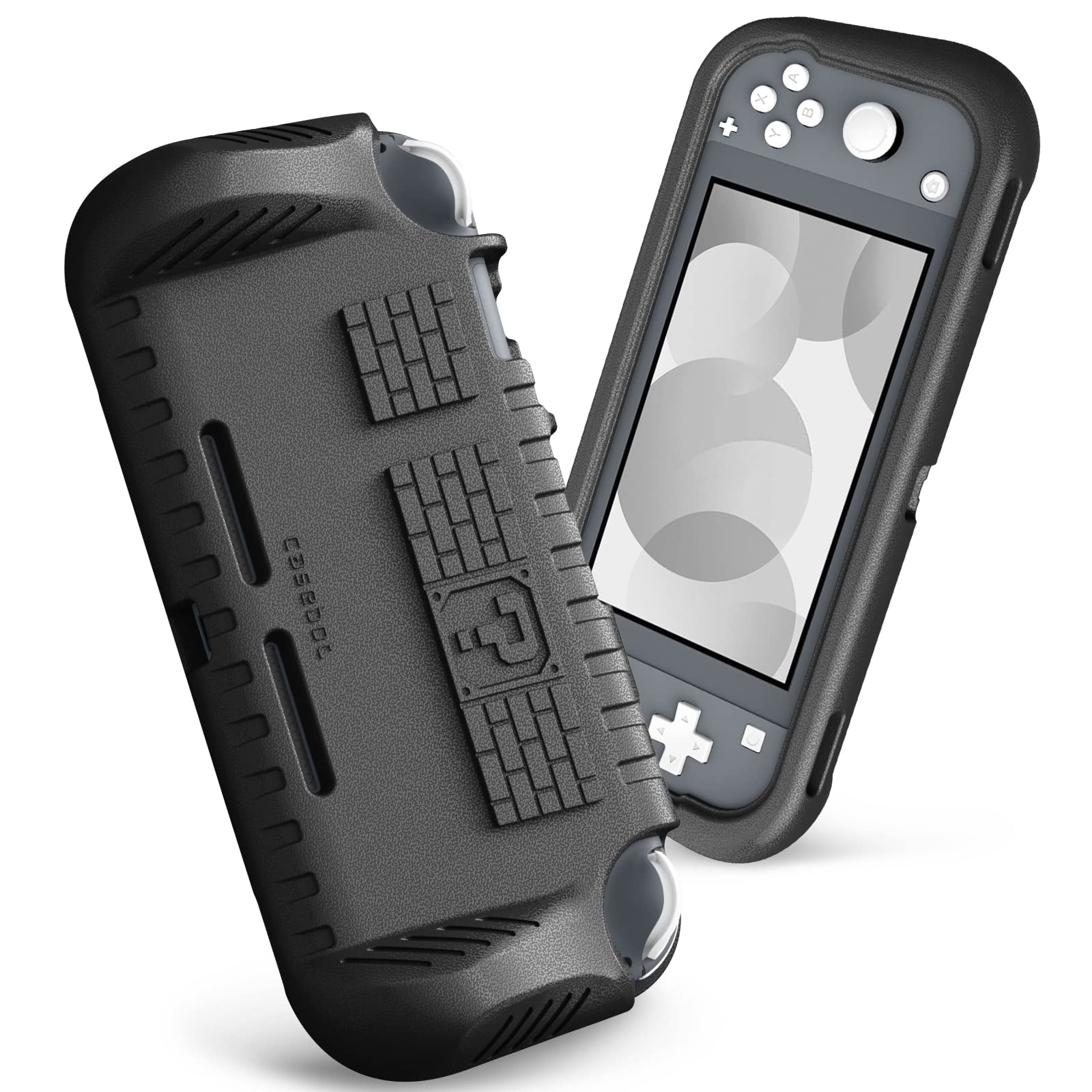 Fintie Kids Case for Nintendo Switch Lite 2019 w/2 Game Card Slots - [Ultralight] [Shockproof] Protective Cover with Ergonomic Grip, Kids Friendly Grip Case for Switch Lite Console, Black (B09JK1M36S) Amazon Price History, Amazon Price Tracker