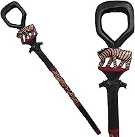 Vista 11 de Bastón decorativo de madera africana (hecho a mano en Kenia)