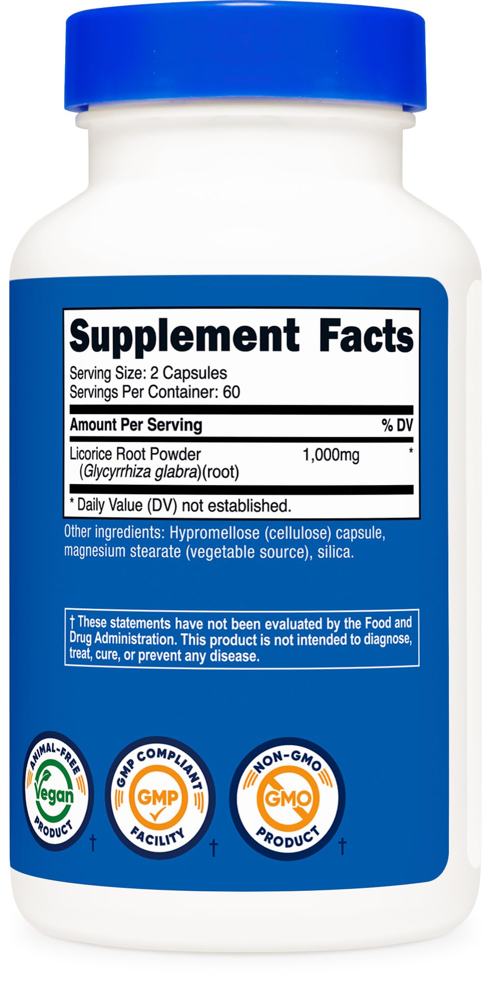 Nutricost Licorice Root 500mg, 120 Capsules - Non-GMO, Gluten Free — Amazon image 5