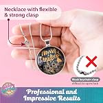 Kit de fabrication de bijoux pour filles. DIY Collier Pendentif et Bracelet Artisanat Set avec perles en verre et Charms - Accessoires de mode Fournitures d'art et d'artisanat. Great as Mothers' Day Handmade Gift