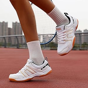 Amazon | [DZXZ] テニスシューズ メンズ レディース 白 ジュニア