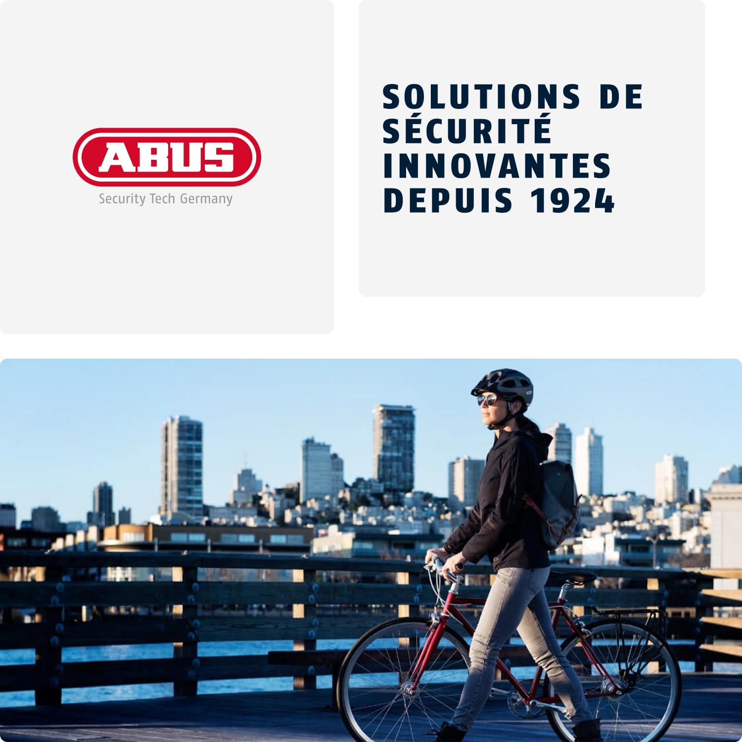 Antivol de frein ABUS GRANIT™ Victory Xplus 68 - Antivol pour moto, Alarme - Sécurité et protection antivol fiables - Également pour les scooters électriques et les cyclomoteurs - Pivot de 14mm, jaune