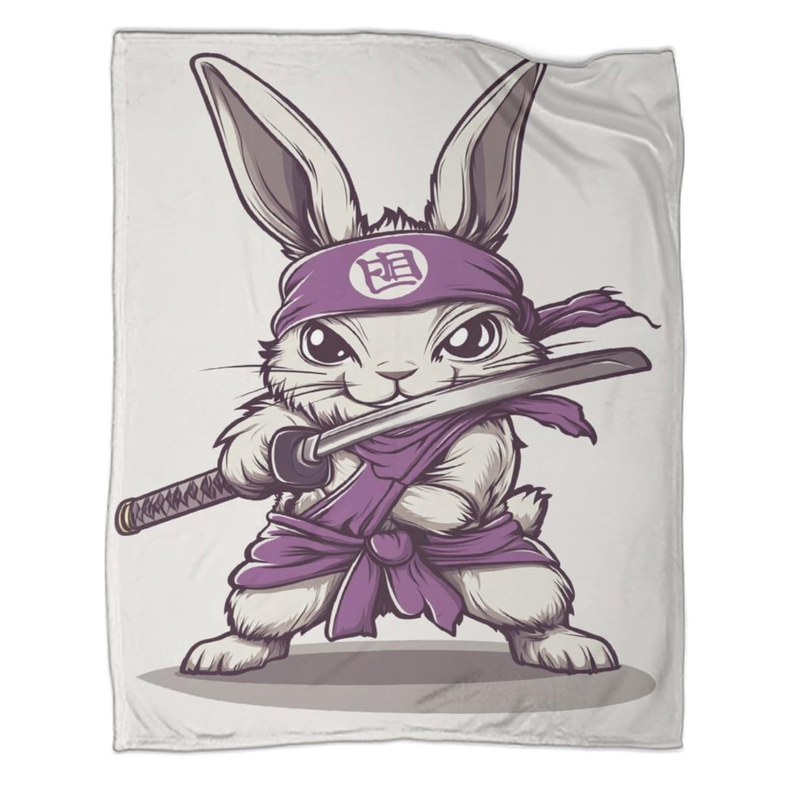 Couverture Lit Microfibre Lapin Kung Fu : Fini le Froid sur Votre Canapé