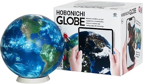 Miniatura 5 de Hobonichi Globe - Globo mundial AR de 5.9 pulgadas con aplicación interactiva gratuita, para niños y adultos que tienen curiosidad por la Tierra