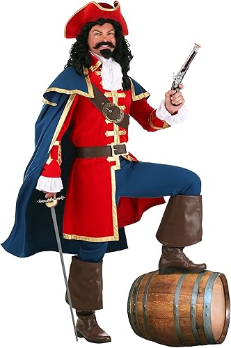 Miniatura 2 de Disfraz de Capitán Morgan Rum Buccaneer de lujo para adultos, traje de mascota de ron especiado para hombre