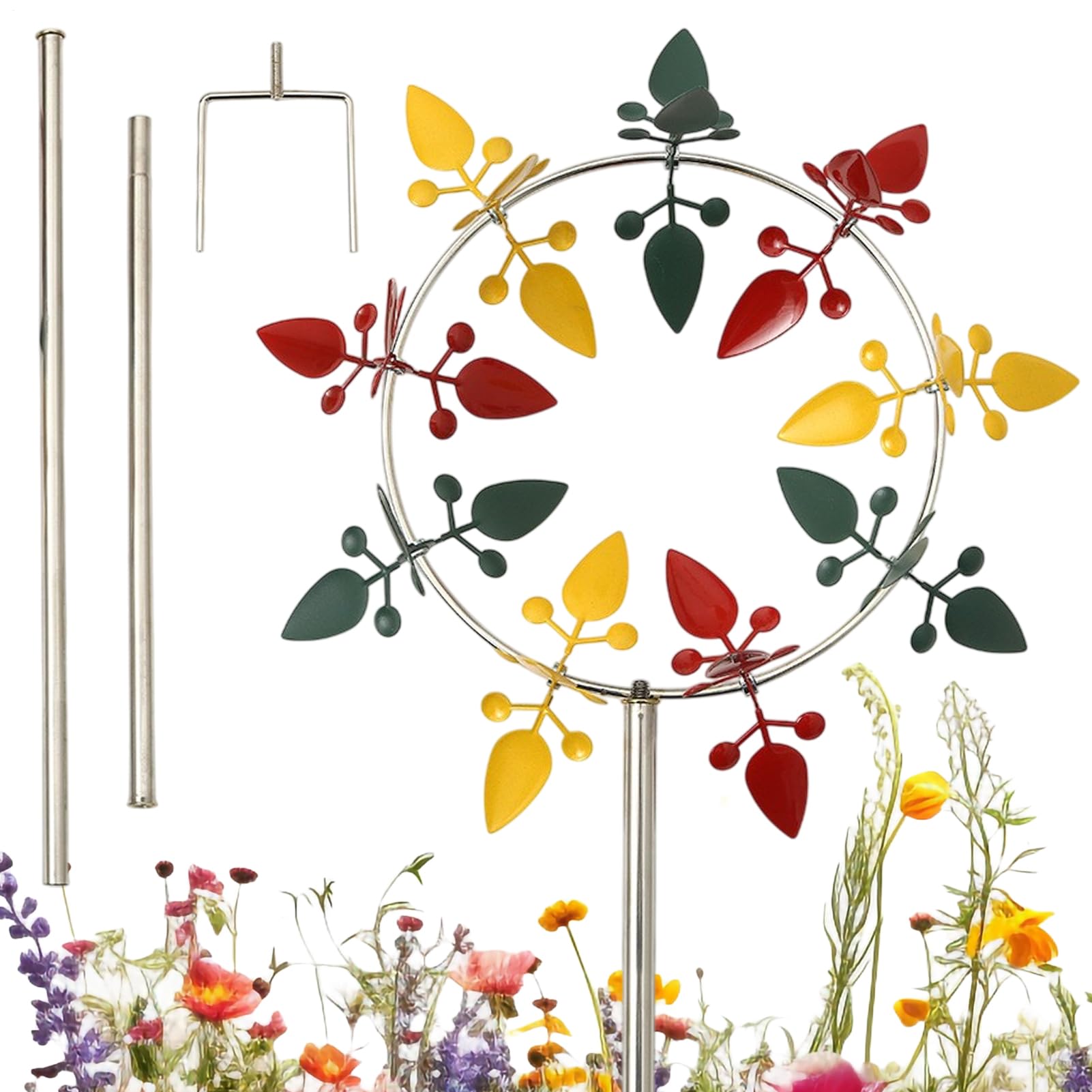 Moulin à vent pour jardin résistant aux intempéries et métal de haute qualité