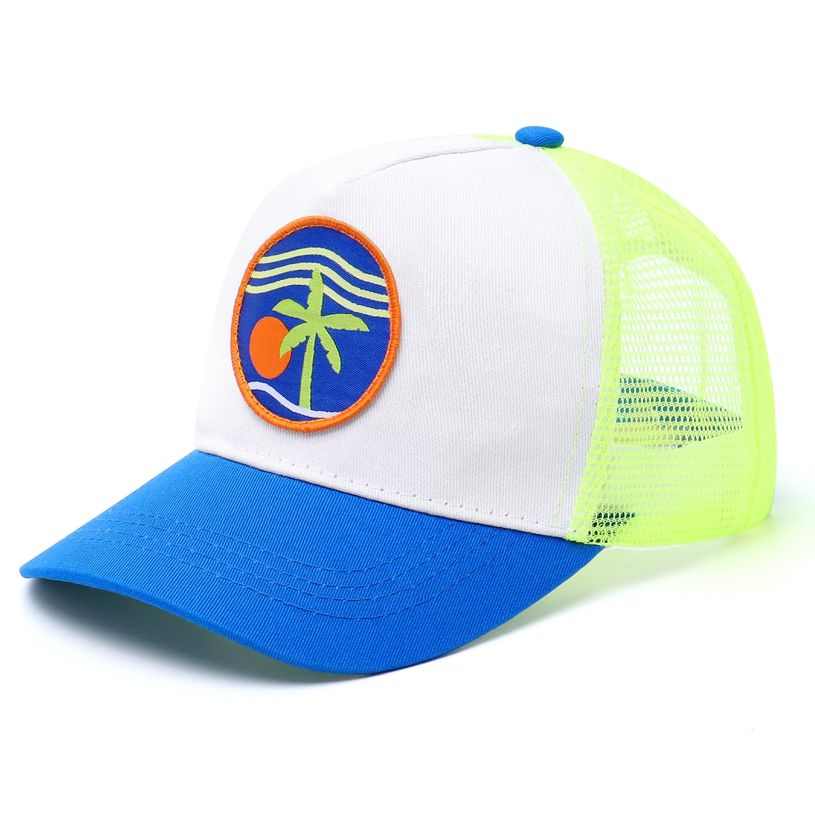 JANGANNSA Children's Baseball Cap Dinosaur Horn Summer UV Children's Hat for Boys Girls 0-8 Years