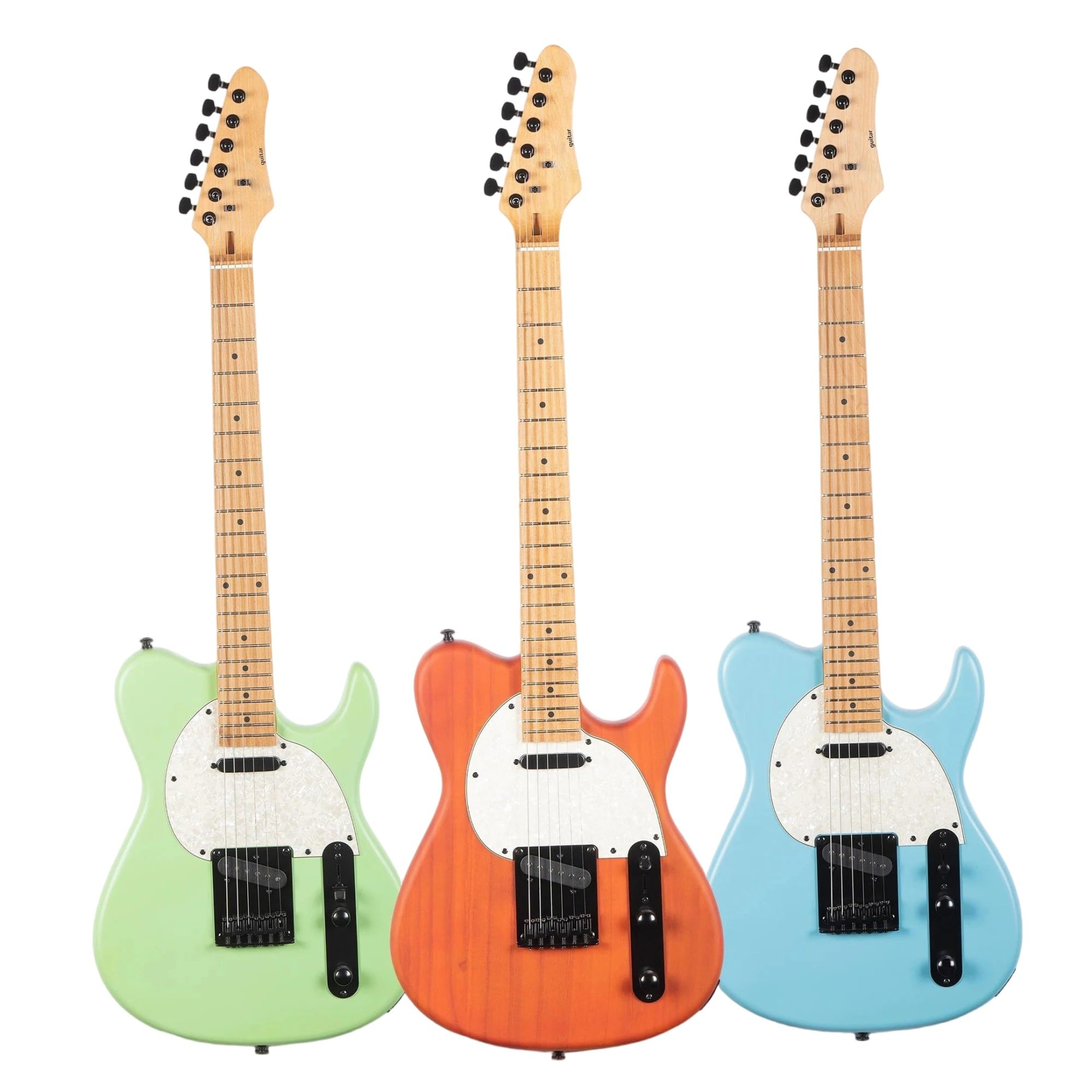 Gitara Elektryczna Gitara Elektryczna TL Mahoń Z Uszczelnionymi Kołkami Do Strojenia Początkujący Profesjonalna Wydajność(Red)