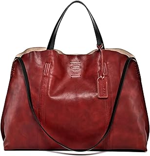 OLD TREND Genuine Leather Forest Island Tote (Red)