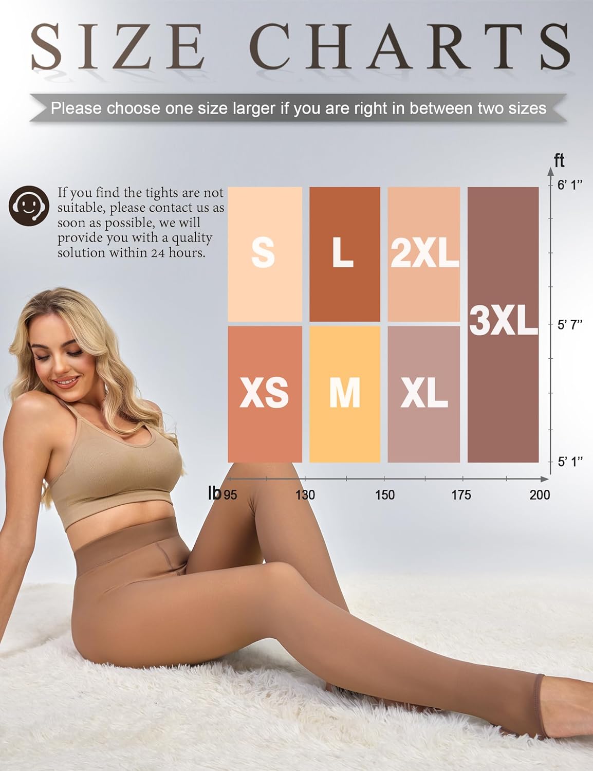 Fleece Lined Tights Women Sheer Warm Pantyhose Leggings Fake Translucent Thermal Winter Thick Tights for Dresses - Image 6