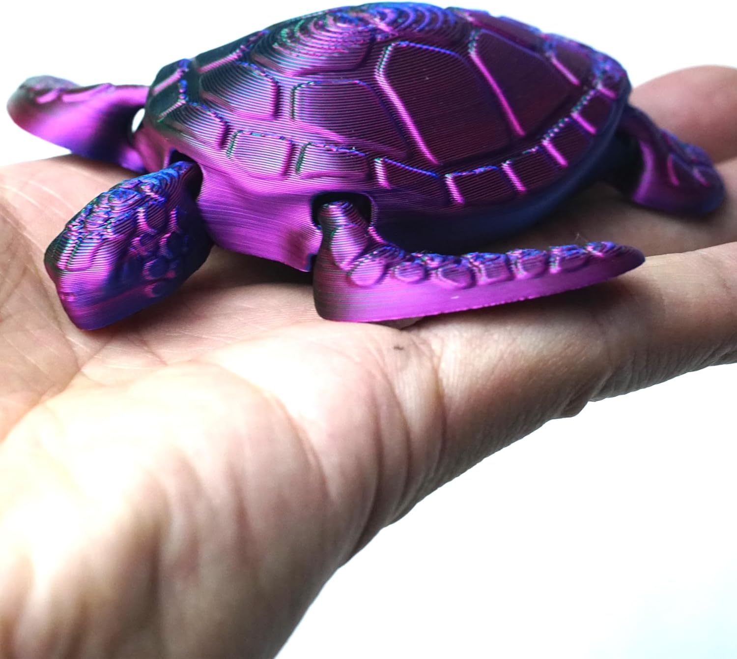 3D Printed sea Turtle Model,Tortoise Statue,Joint Mobility,Home Office Decor,Interesting Toys for Autism/ADHD,Festival Gifts,Fidget Toys, Executive Desk Animals Toy