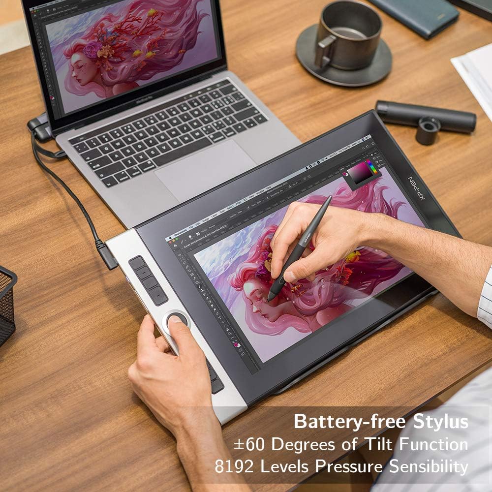 Buу 1 gеt 1 Drawing Monitor XP-PEN Innovator 16 Full-Laminated 15.6 Inch Pen Display Tilt Supported with 8 Customizable Shortcut Keys