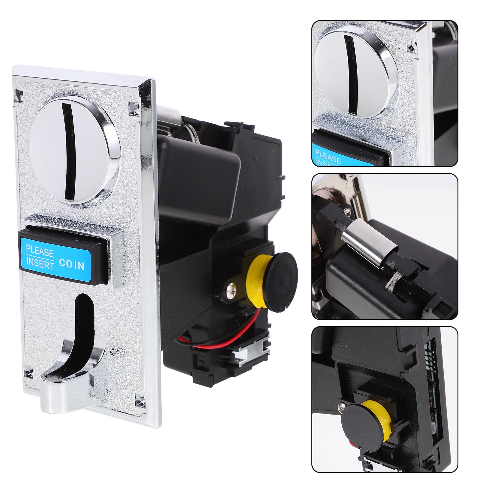 Gettoniera per Distributore Automatico Selettore Monete Elettronico in Pc, Riconoscimento Preciso e Accetta Monete da 15mm a 29mm per Macchine da Gioco