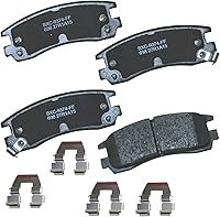 Vista 131 de Pastillas de freno traseras cerámicas Bendix Premium SBC1337 para Cadillac CTS 2014-2008, SRX 2016-2010, Chevrolet Camaro 2015-2010, Saab 9-4X 2011