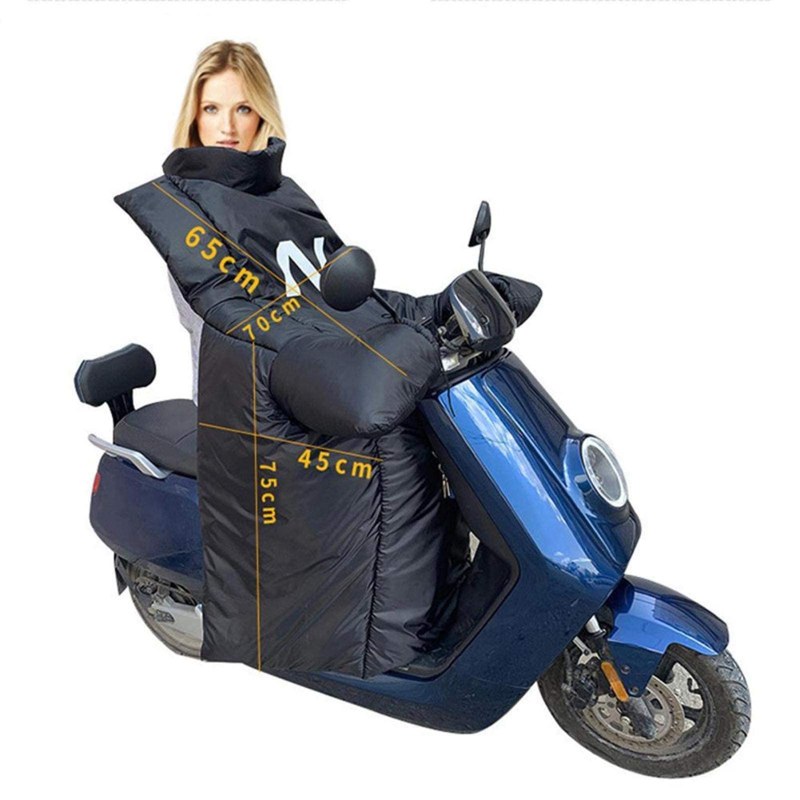 Moto Genou Couverture véhicule électrique Pare-Brise Couette Moto Jambe Tour Tablier Couverture Manchons Coupe-Vent Couverture pour l'hiver