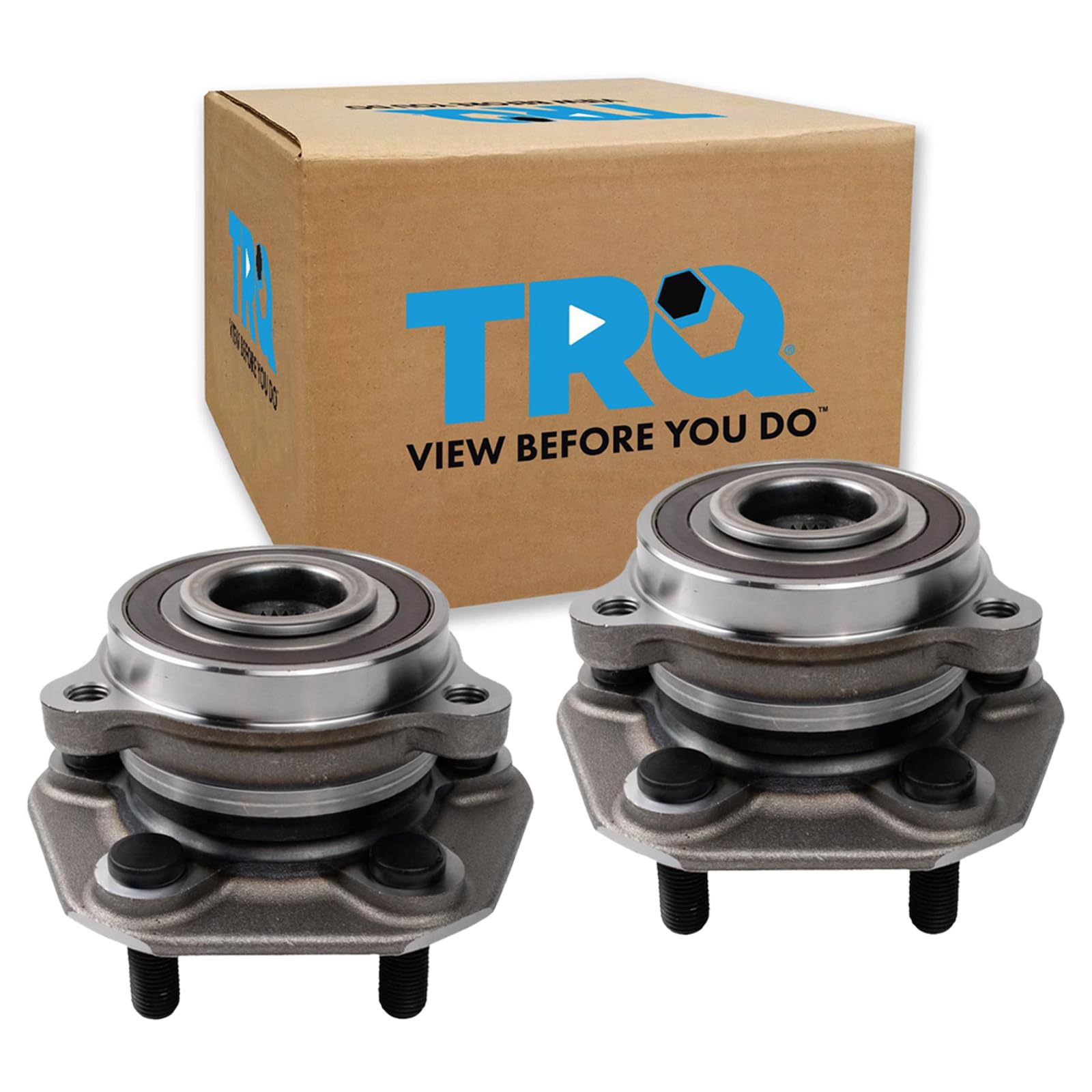 TRQ Left and Right Wheel Bearing and Hub Assembly Set 2 Piece