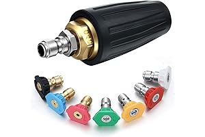 4000 PSI Rotating Turbo Nozzle with Quick Connector