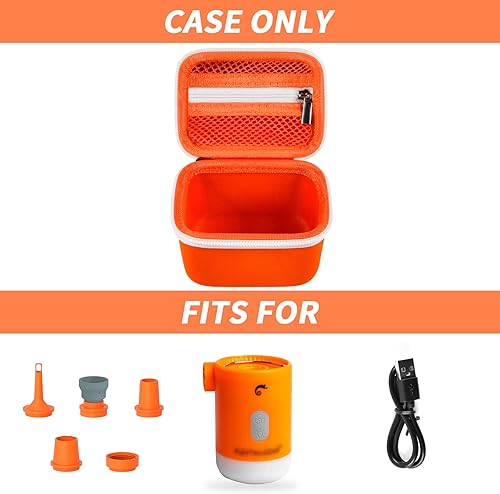 Miniatura 10 de casmilee Funda compatible con bomba de aire portátil FLEXTAILGEAR MP2 ProTINY, soporte para bomba de colchón Max Pump 2 Pro, caja con bolsillo de