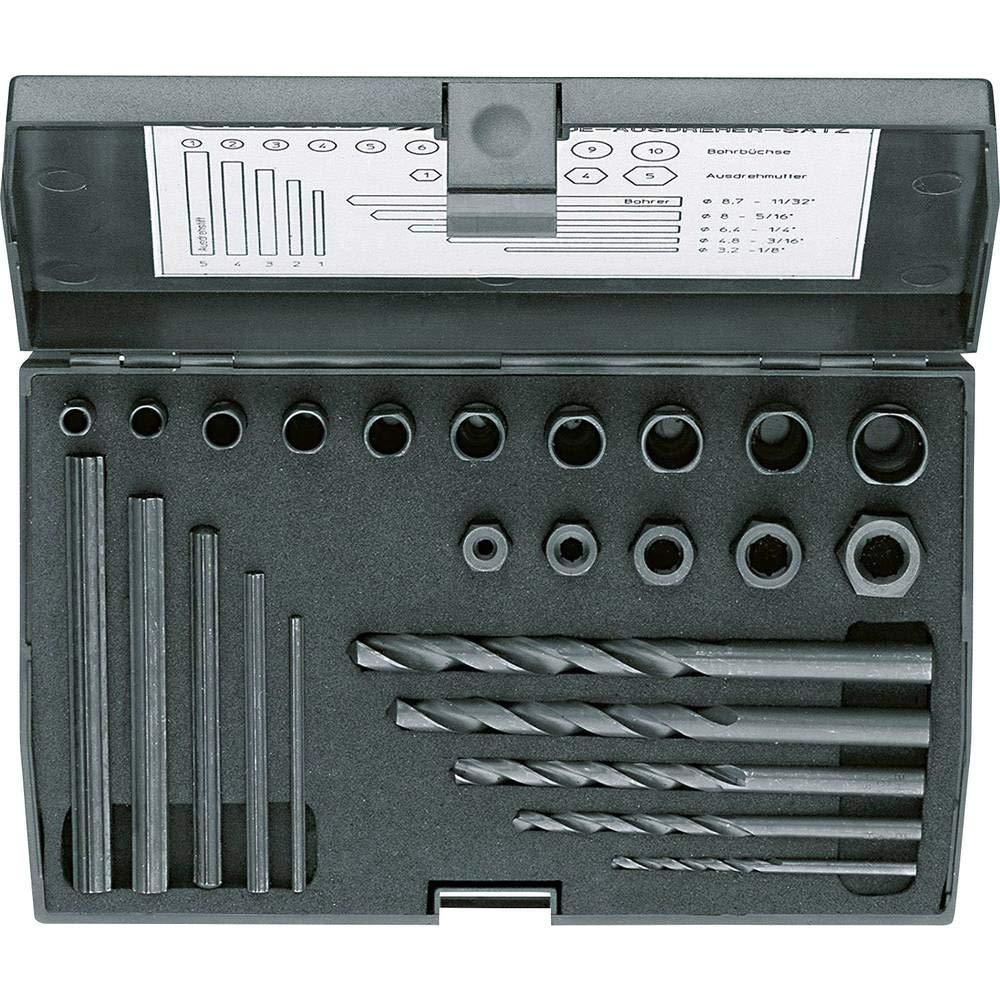 GEDORE Zestaw wykrętaków gwintowanych, 1 sztuka, 8552-025