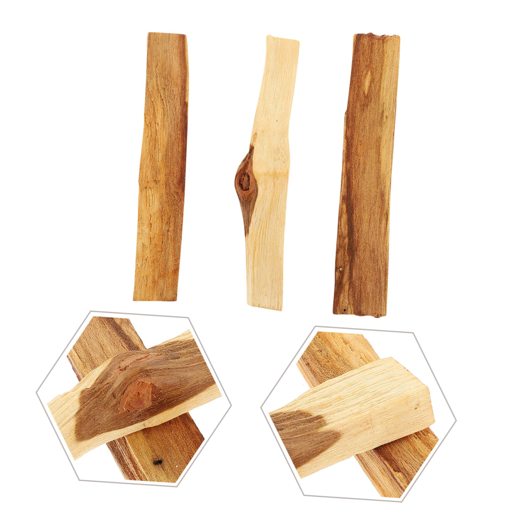 TOPBATHY 5 Juegos Incienso De Madera Palos De Incienso Quema Palo Aroma Manchas De Madera Quemador De Accesorios De a De 3 Piezas * 5