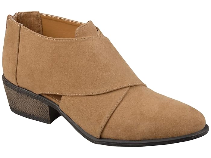 journee collection womens avryl booties block heel