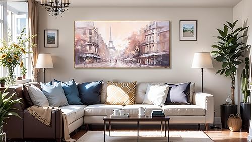 Miniatura 40 de Arte para pared, pinturas de arte abstracto, fantasía azul, grafiti colorido sobre fondo blanco, arte moderno para decoración de pared para sala