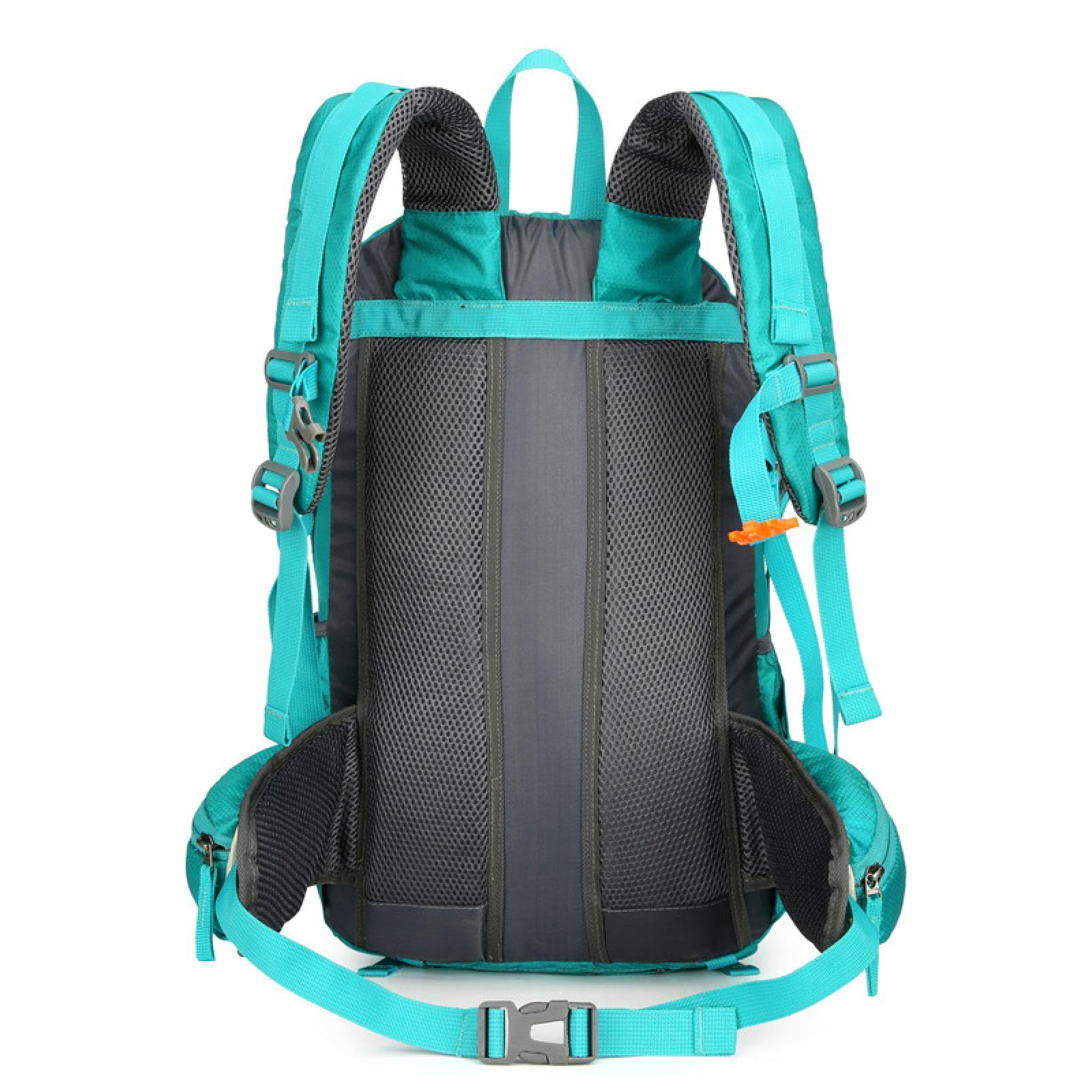 FANCHDKEO Sports Bags Outdoor Hiking Mountaineering Bags Sports Leisure Backpacks Portable Camping Backpacks, 31*21*50, Blue