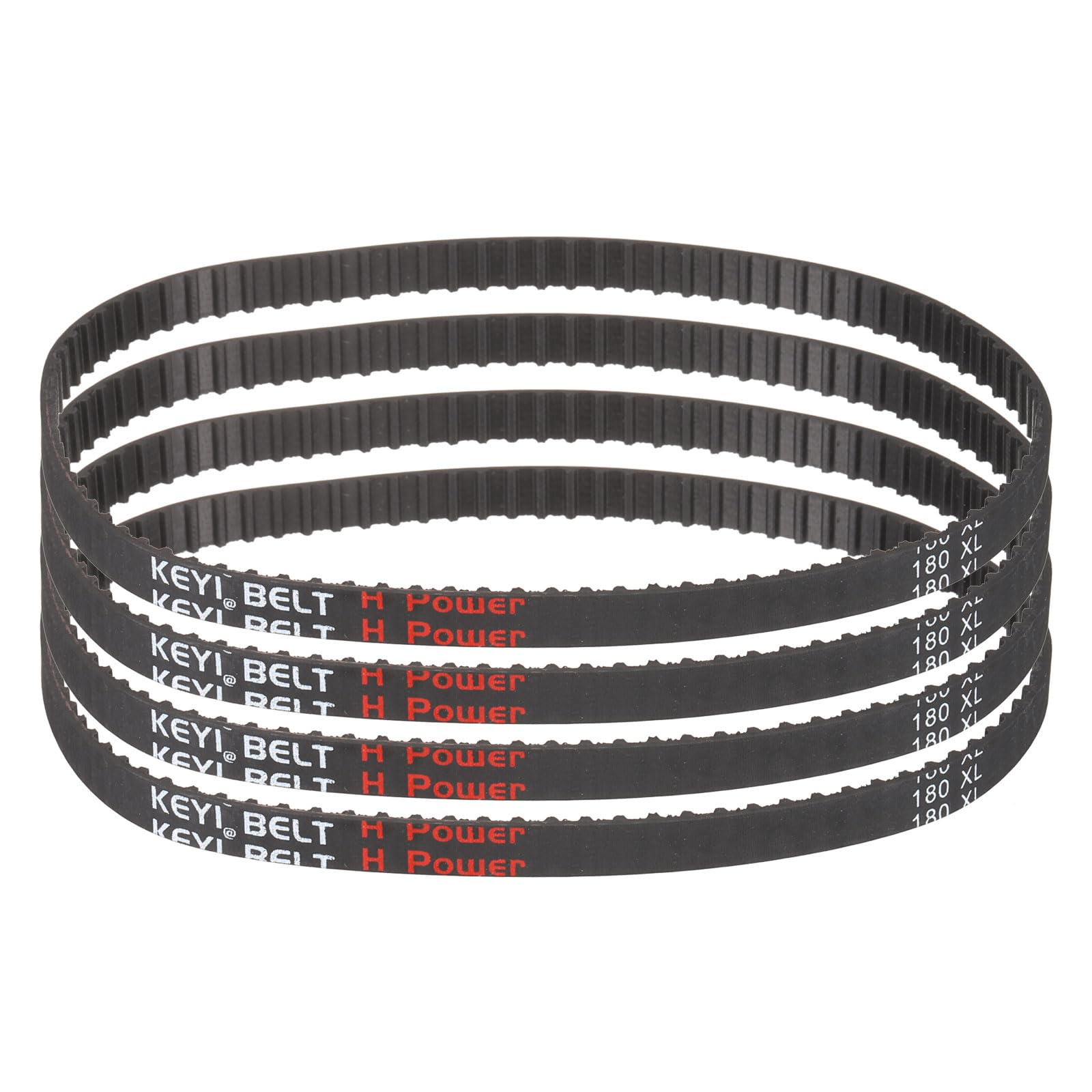 uxcell 4pcs 160XL 037 Timing Belt 80 Teeth Rubber Geared Cogged Belt, 0.37" Width, 0.20" Pitch Mechanical Replacement Belts — Amazon image 21