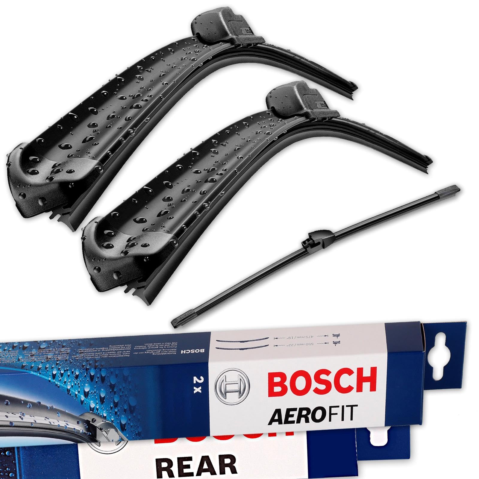 AEROFIT Scheibenwischer vorne + hinten passend für 1er E81 E87 2004-2013